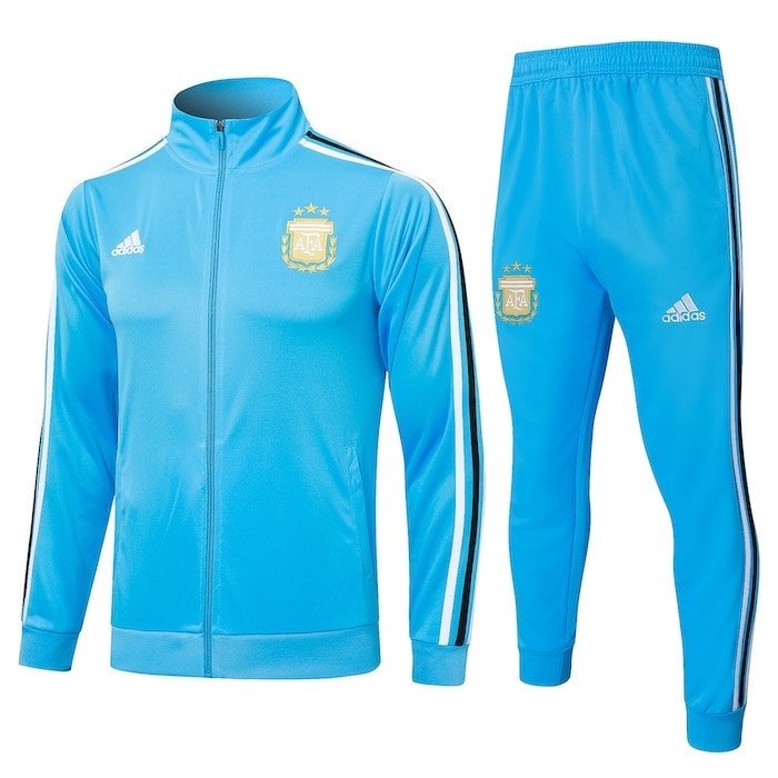 A774 2425 Argentina long zipper light blue training suit S-XXL