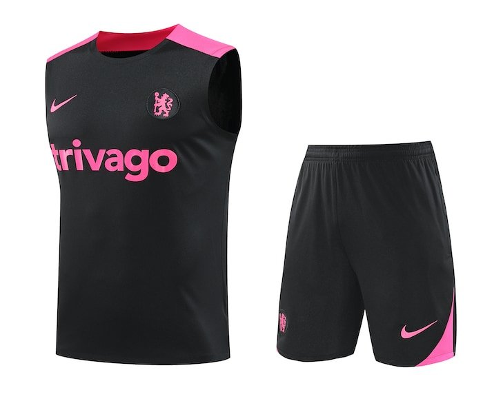 2425 Chelsea short sleeve black kit vest S-XXL
