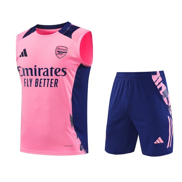 2425 Arsenal united deep PINK vest kit S-XXL