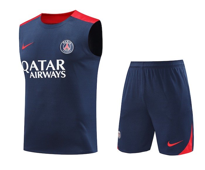 2425 PSG training suit deep blue kit vest S-XXL