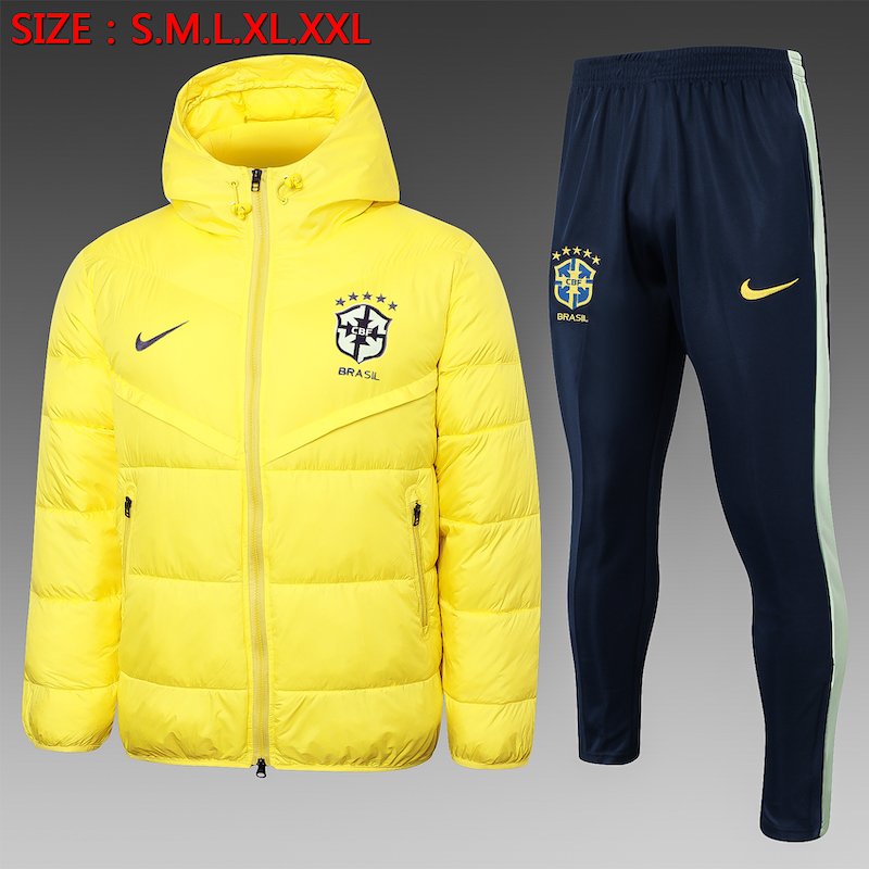G156 2324 Brazil yellow cotton coat S-XXL