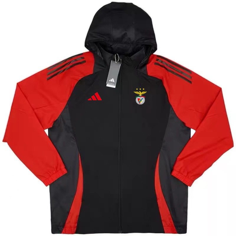 23-24 Windbreaker Benfica Red black Size S-XXL