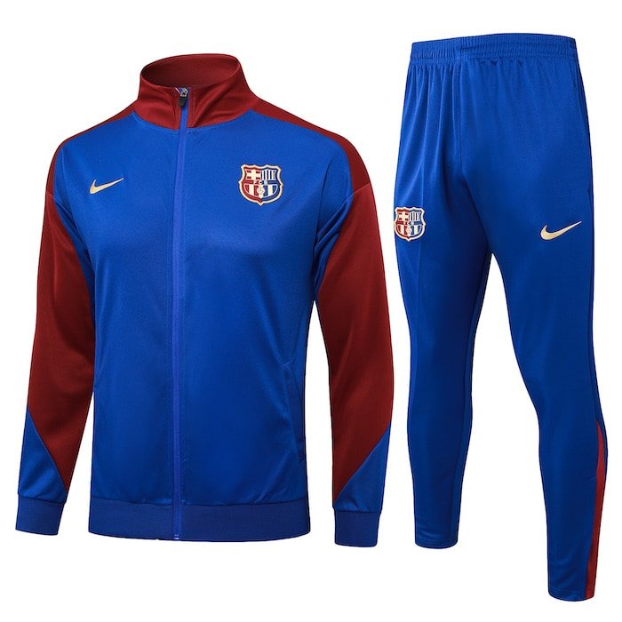 A803 2425 barcelona long zipper blue and red kit S-XXL