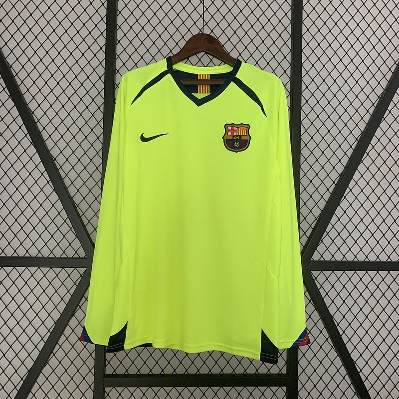 0506 Retro Barcelona long sleeve away S-XXL