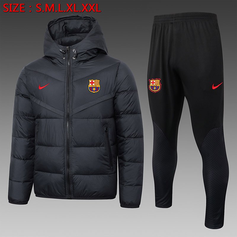G128 2021 Barcelona Royal Blue Cotton Jacket S-2XL