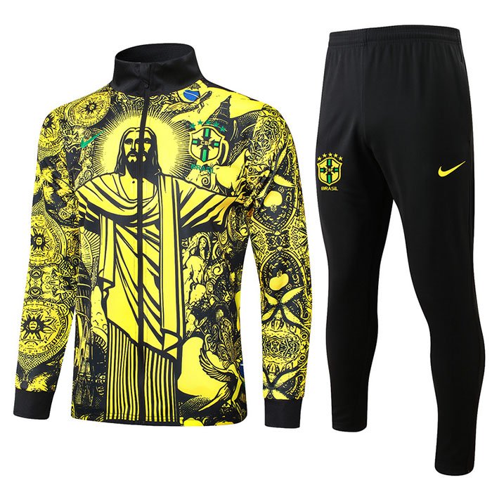 A807 2425 Brazil long zipper yellow kit S-2XL