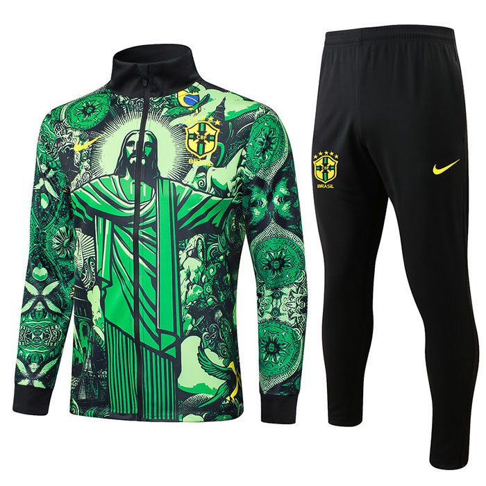 A810 2425 Brazil long zipper green kit S-2XL