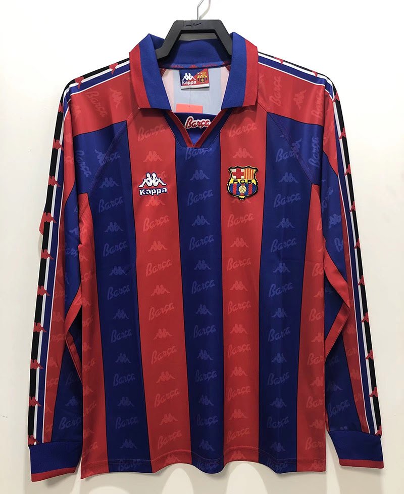 Retro Barcelona 96/97 Home long sleeve S-XXL