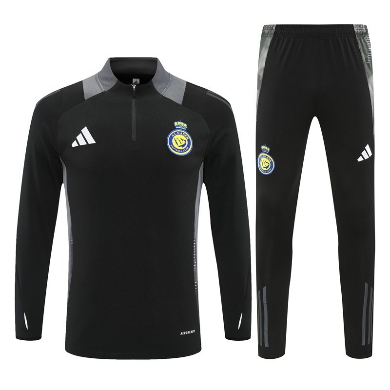 2425 Riyadh half zipper Black kit S-2XL