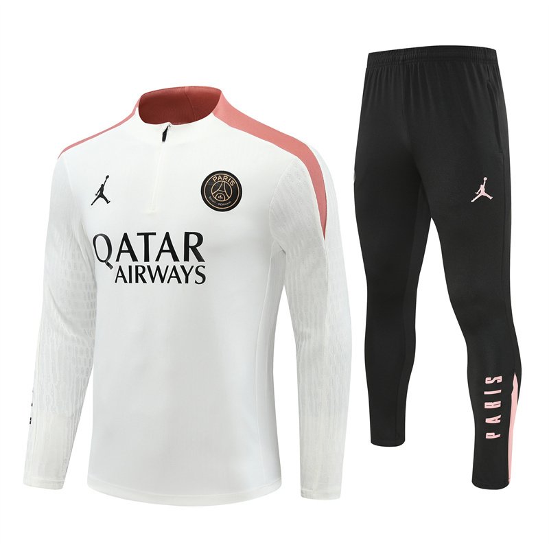 2425 Player Paris half zipper White kit S-2XL