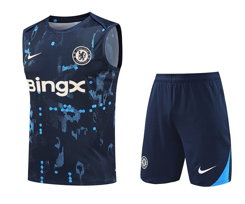D1244 2425 Chelsea short sleeve black kit VEST S-XXL