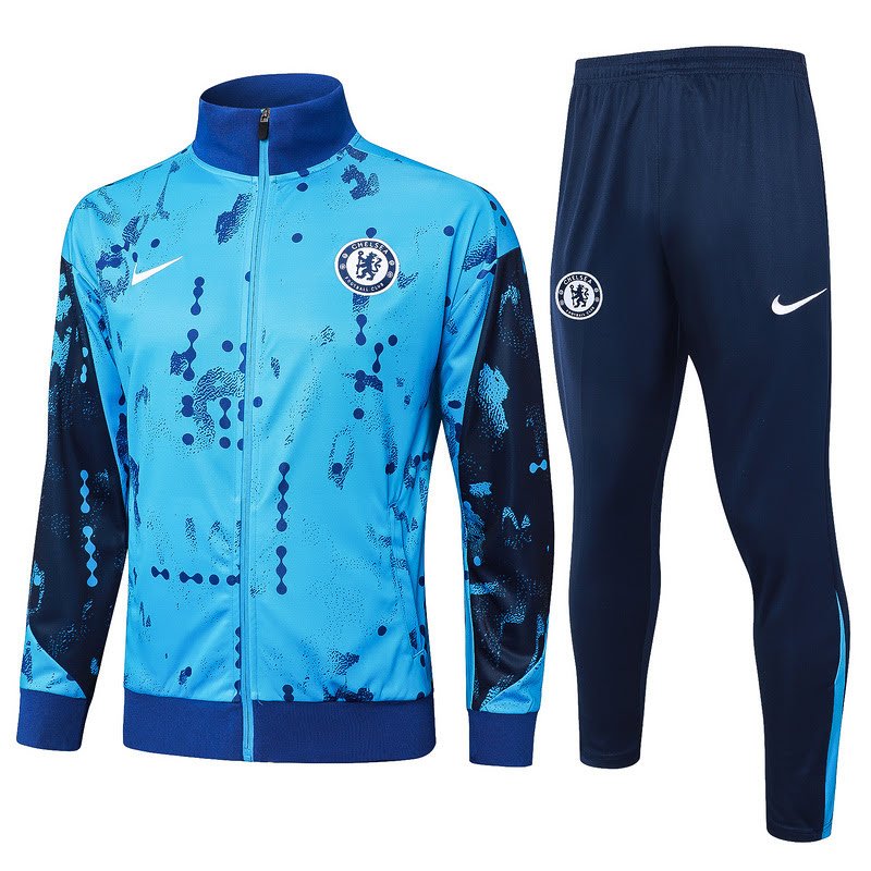A819 2425 Chelsea long zipper Lake Blue kit S-2XL