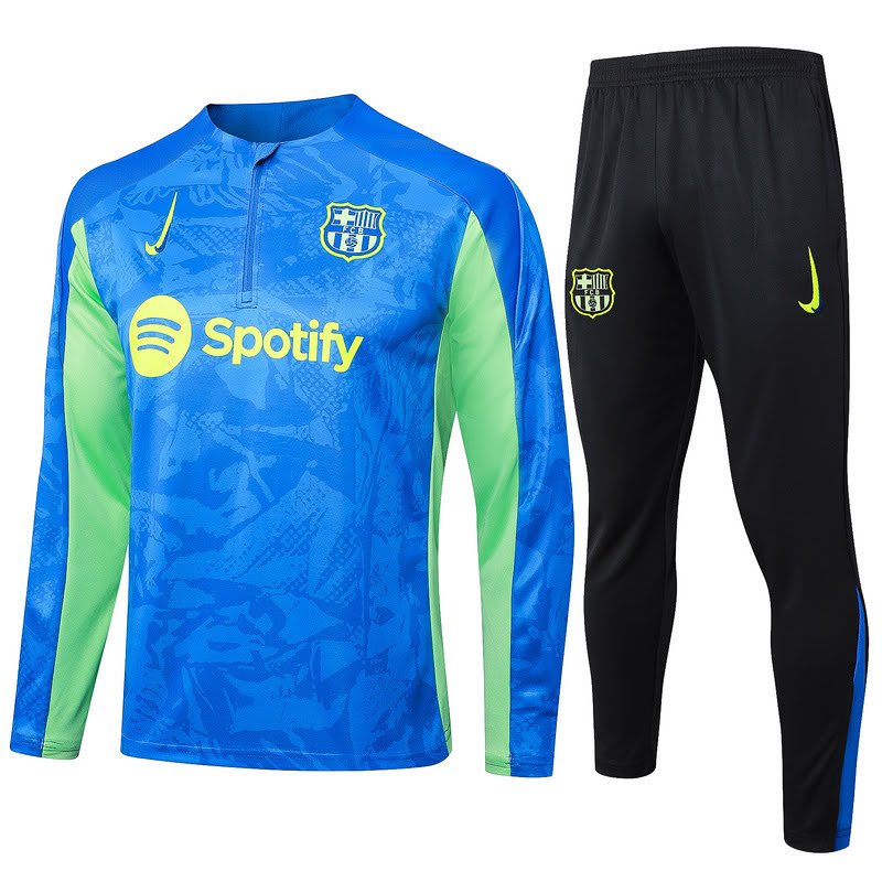 B959 2425 barcelona half zipper Colorful Blue kit S-XXL