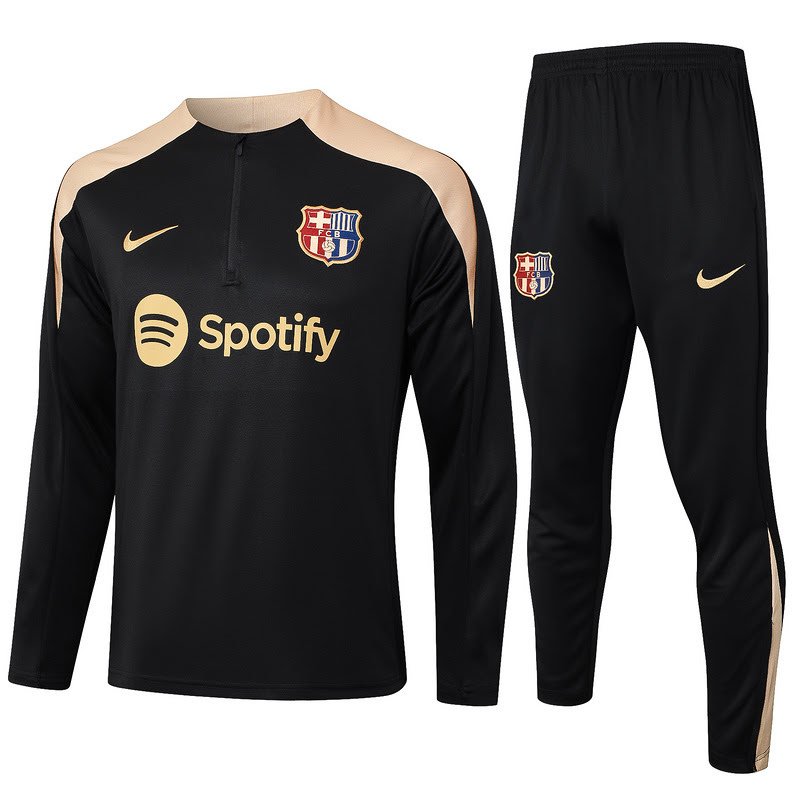 B972 2425 barcelona half zipper black kit S-XXL