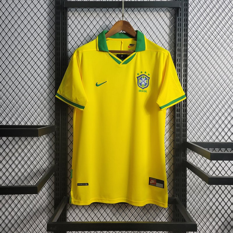 1997 retro Brazil home S-2XL