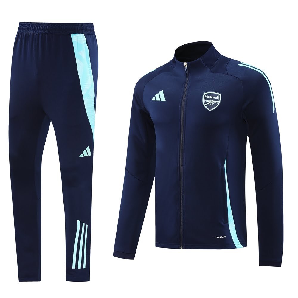 LH 2425 long zipper Arsenal diamond blue S-XXL