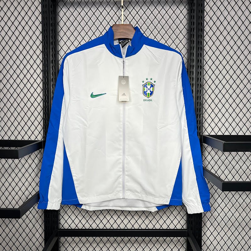 2425 Brazil white player windbreaker S-XXL