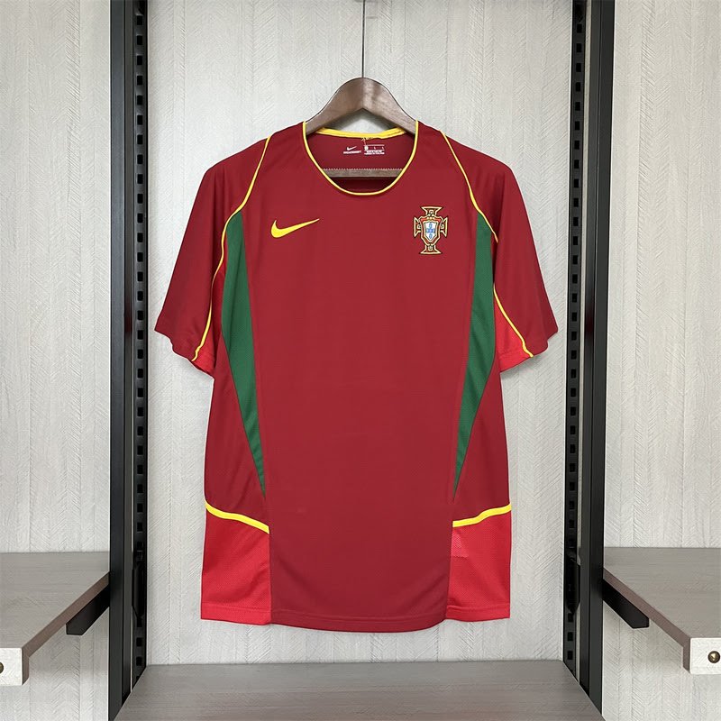 Retro 2002 Portugal Home Jersey S-XXL