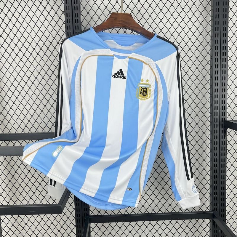 Retro Argentina 2006/07 HOME long sleeve S-XXL