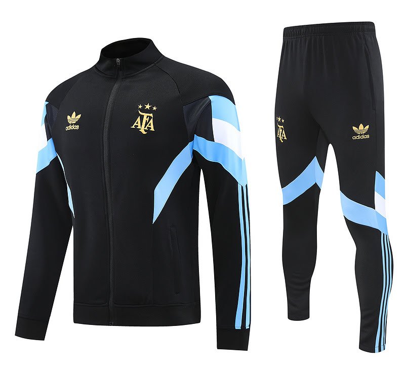 2425 Argentina long zipper black kit S-XXL