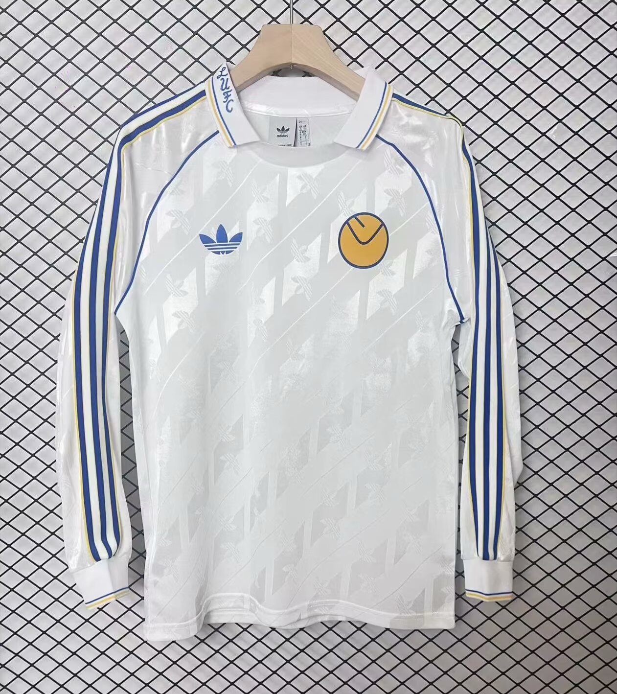 2425 Leeds united retro long sleeve S-XXL