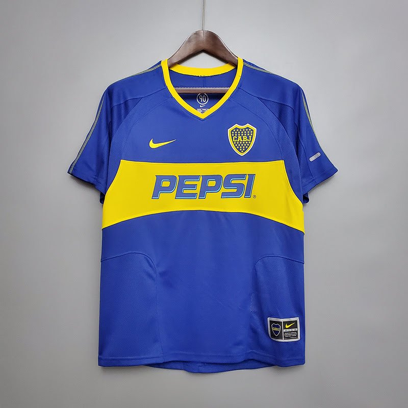 Retro 03/04 Boca home S-2XL