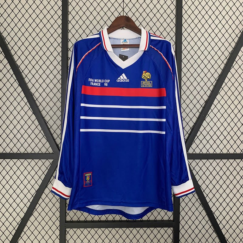 1998 Retro France home long sleeve S-XXL