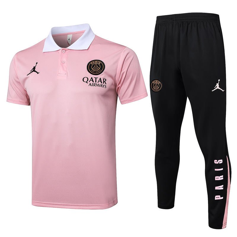 C1142# 2425 POLO PSG paris training suit pink S-XXL