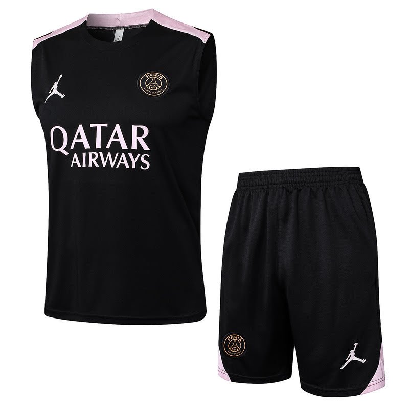 2425 PSG training suit black vest S-XXL1
