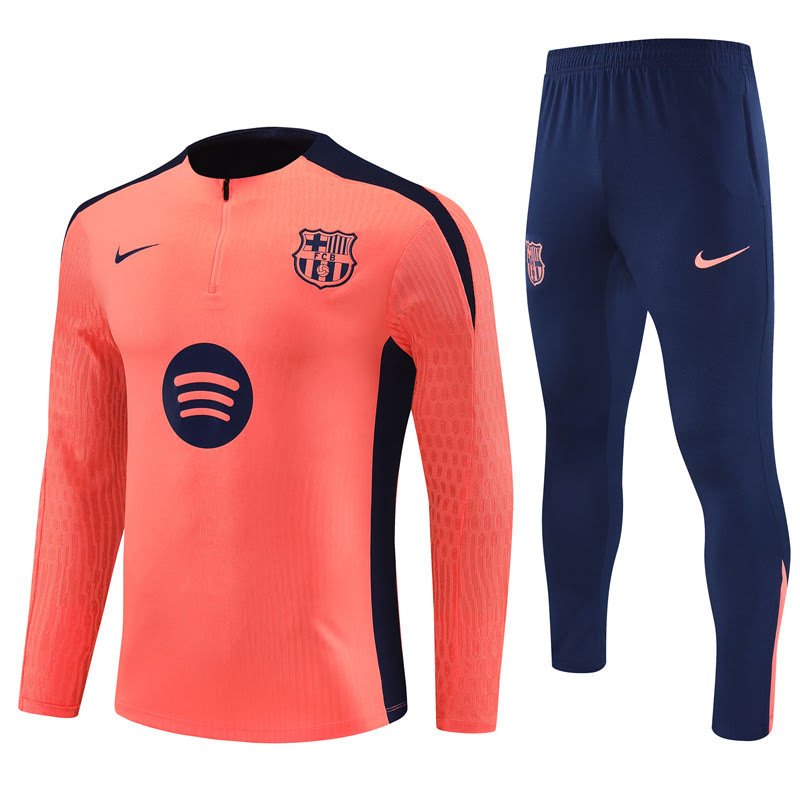 2425 barcelona half zipper Orange Pink kit S-XXL