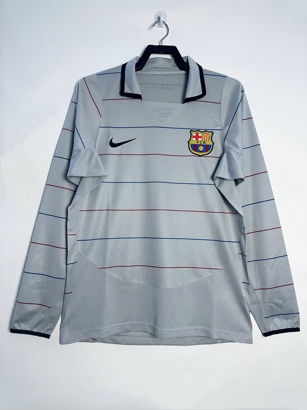 Retro Barcelona 03/04 Home away Long sleeve S-XXL