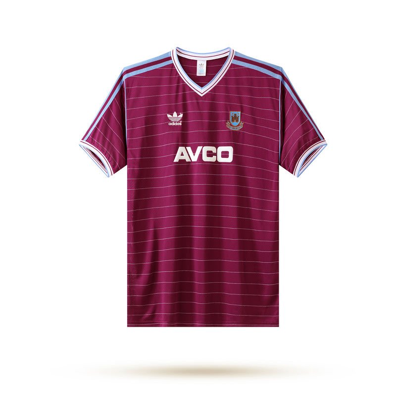 Retro 1986 West Ham United Home S-2XL