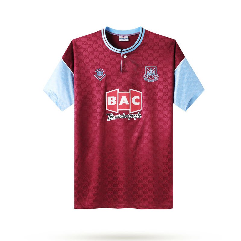 Retro 1989-90 West Ham United Home S-2XL