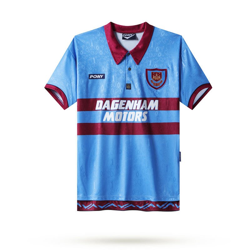 Retro 1995-97 West Ham United Away S-2XL
