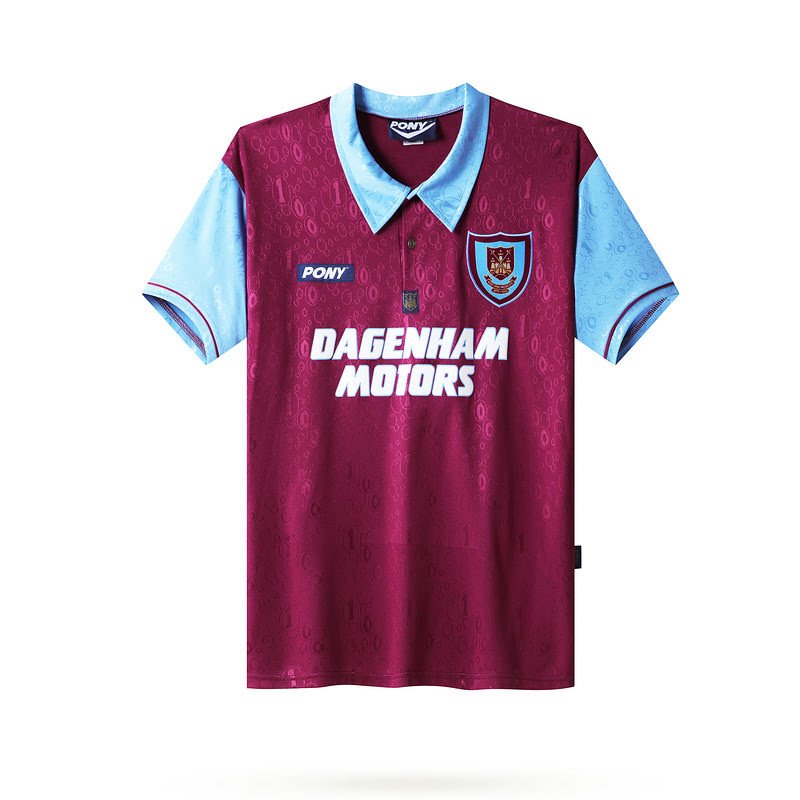 Retro 1995-97 West Ham United Home S-2XL