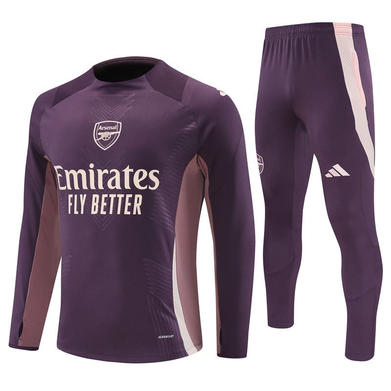 2425 Arsenal purple taining suit kit S-XXL