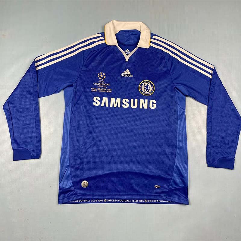 08/09 Retro Chelsea home long sleeve S-XXL