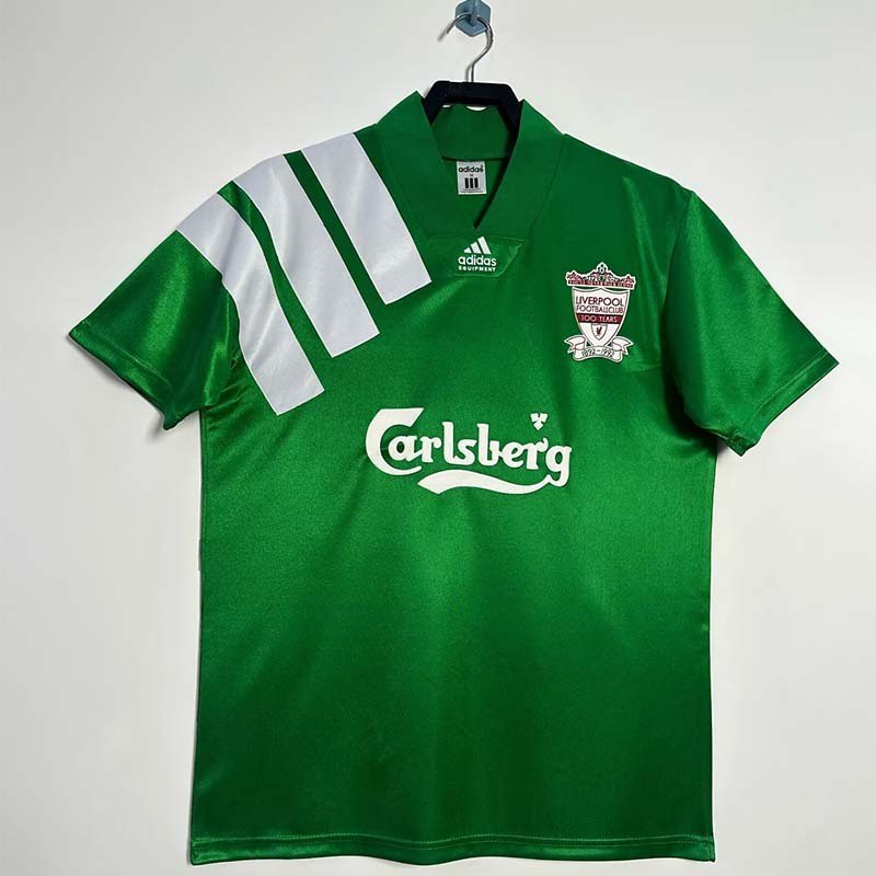 Retro 1992-93 Liverpool Away Green S-2XL