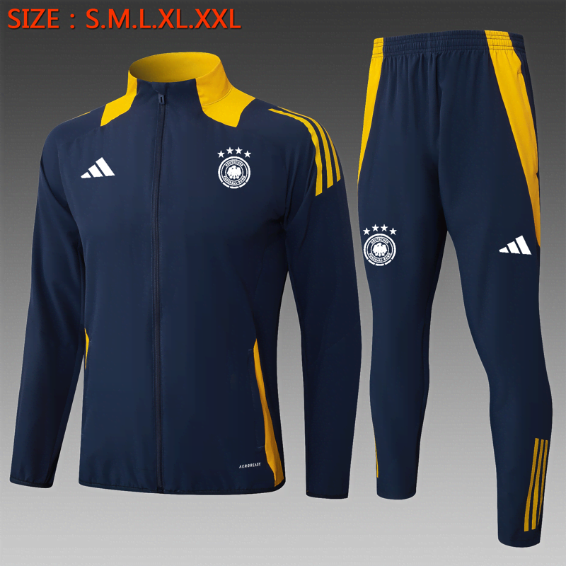 A857 2425 Germany long zipper sapphire kit S-XXL
