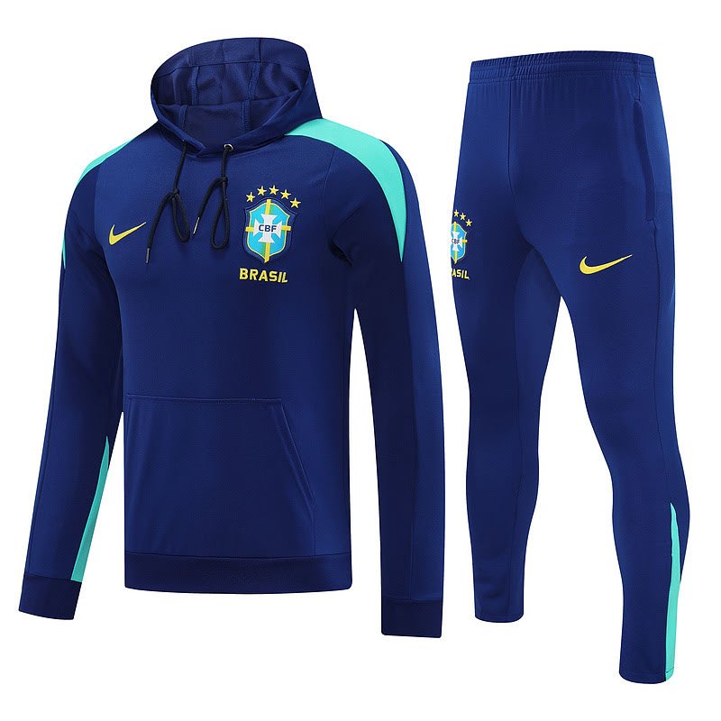 2526 Brazil sapphire Hooded sweatshirt suit S-2XL1