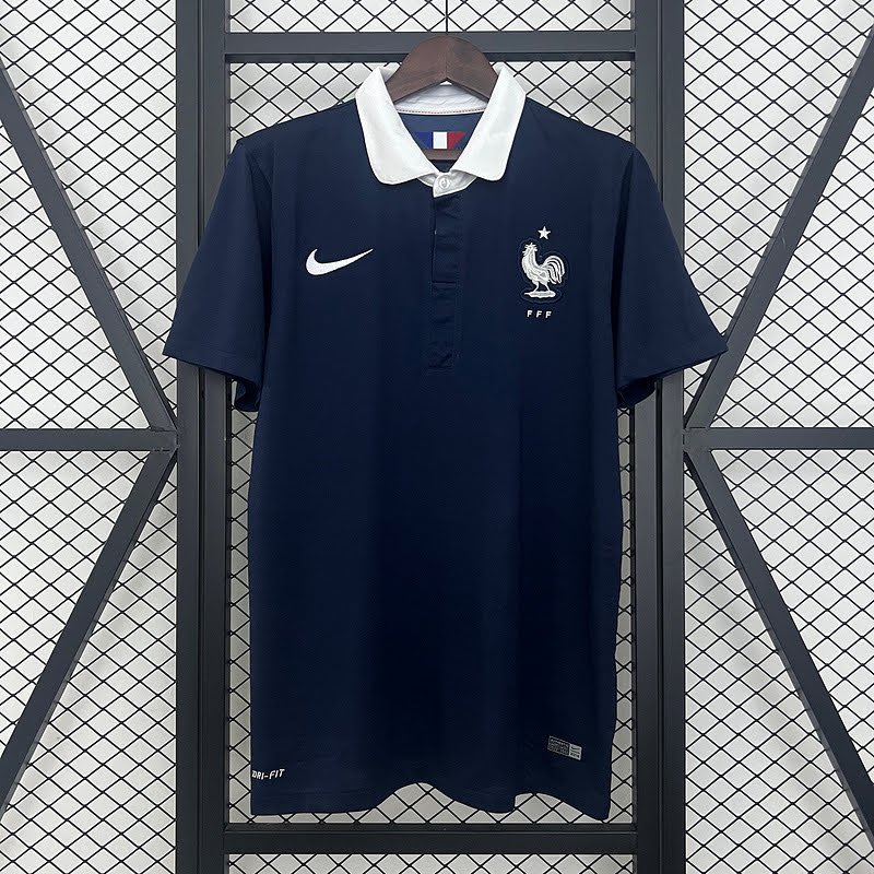 Retro 2014 France Home S-4XL