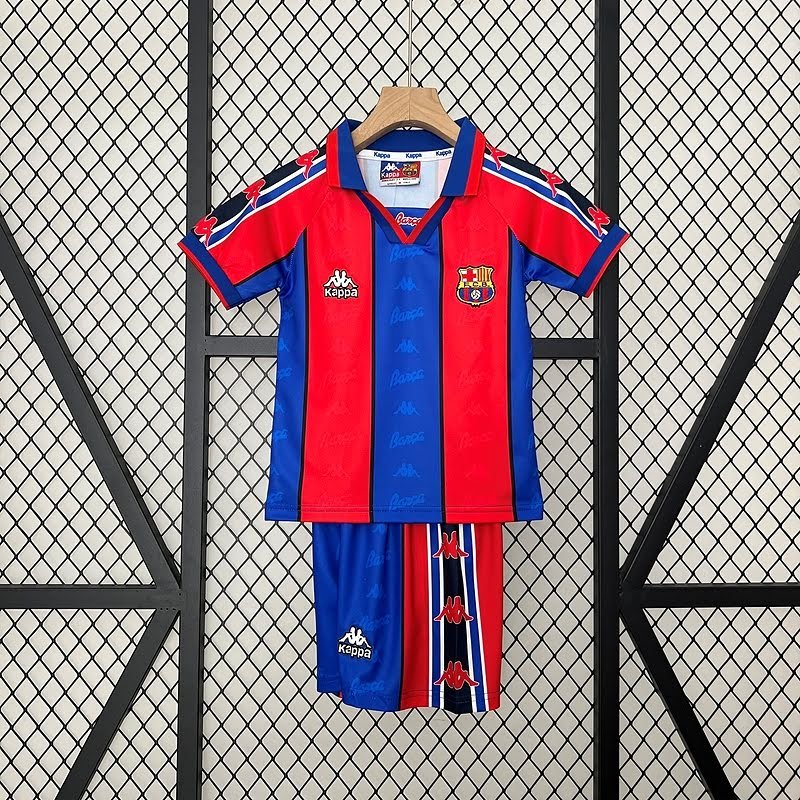 kids Barcelona retro 95∕97 home size︰ 16-28