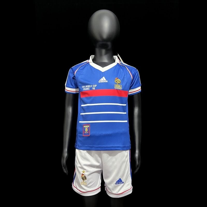 Retro 1998 France home kids 16-28