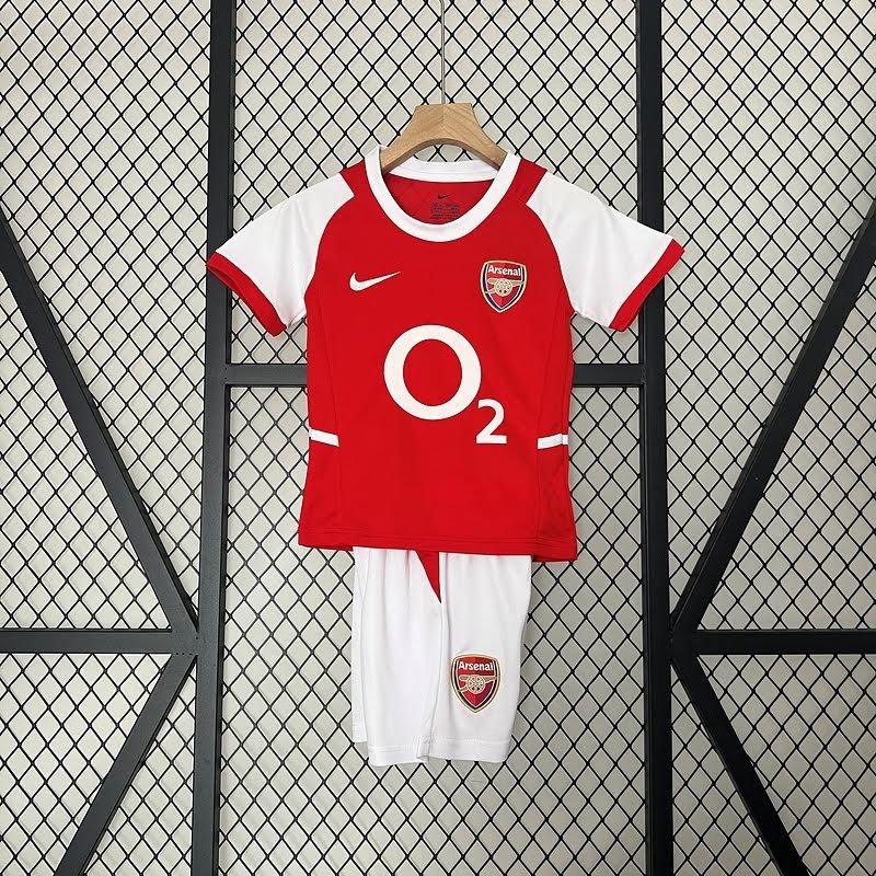 Retro kids Arsenal 02∕04 home size︰ 16-28