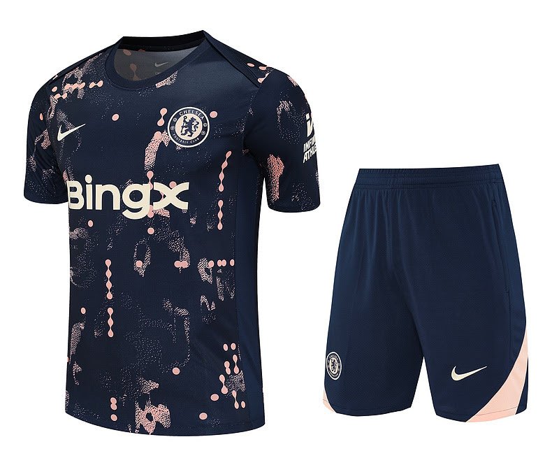 2526 Chelsea black training kit S-XXL