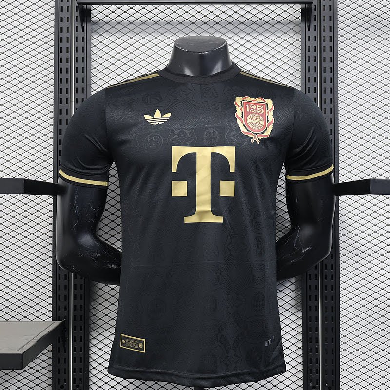 2526 Bayern 125 Years black player version S-XXL