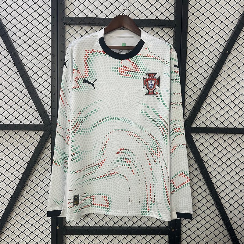 Portugal 2025/26 Away Jersey Long Sleeve S-XXL