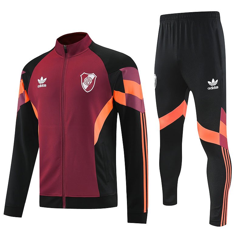 2526 River plate long zipper training kit S-XXL