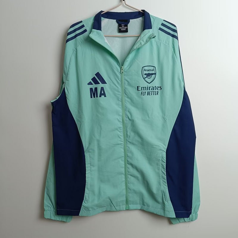 2526 Arsenal green windbreaker S-XXL