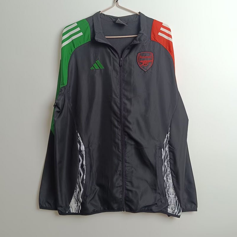 2526 Arsenal black windbreaker S-XXL2